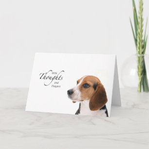 Hundegedanken und Gebete Karte