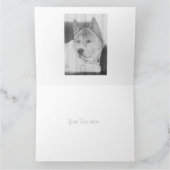 Hundegedicht originales altes Haustier-Beileid Karte (Innenseite)