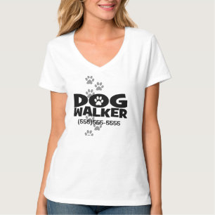 Hundegehen und Hundewanderer-Werbeaktion! T-Shirt