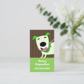 Hundegehende Dienstleistungen Visitenkarte (Stehend Vorderseite)