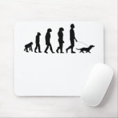 Hundegehende Evolution Mousepad (Mit Mouse)