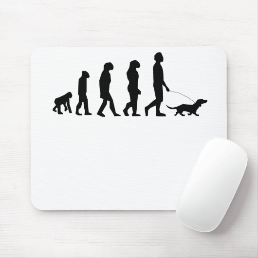 Hundegehende Evolution Mousepad (Mit Mouse)