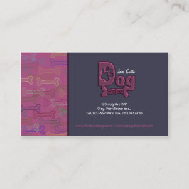 Hundegehende kundenspezifische Visitenkarte