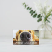 Hundegehende Service-kundengerechte fördernde Visitenkarte (Stehend Vorderseite)