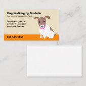 Hundegehendes Geschäft Visitenkarte (Vorne/Hinten)
