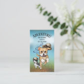 Hundegehenoder Haustier-Boarding-Geschäfts-Karte Visitenkarte (Stehend Vorderseite)