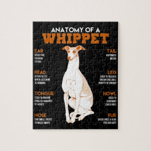 Hundegeschenk Anatomie eines Hundes oder lustiges Puzzle