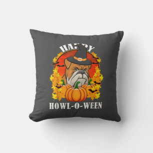 Hundegeschenk Bulldog Halloween-Geschenk für Hun Kissen