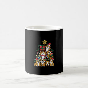 Hundegeschenk   Christmas Tree English Bulldog Dog Verwandlungstasse