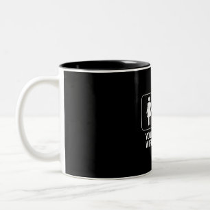 Hundegeschenk Deine Ehefrau - Meine Ehefrau Fran Zweifarbige Tasse