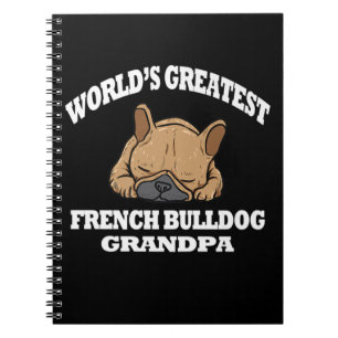 Hundegeschenk   Der größte französische Bulldogge- Notizblock
