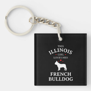 Hundegeschenk  Dieses Illinois-Mädchen Liebe ihren Schlüsselanhänger