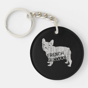 Hundegeschenk   Fierce French Bulldog Schlüsselanhänger
