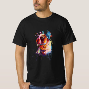 Hundegeschenk   Französische Bulldog Hand Zeichnen T-Shirt