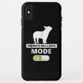Hundegeschenk | Französischer Bulldog-Mode Case-Mate iPhone Hülle (Rückseite)