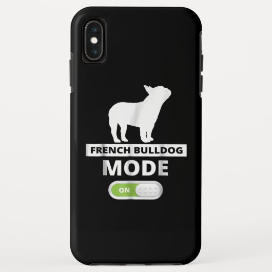 Hundegeschenk | Französischer Bulldog-Mode Case-Mate iPhone Hülle (Rückseite)