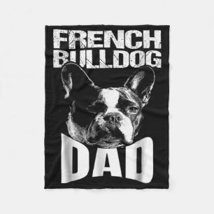 Hundegeschenk   Französischer Bulldog-Vater Fleecedecke