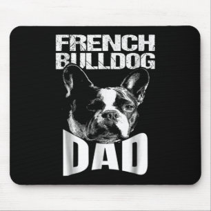 Hundegeschenk Französischer Bulldog-Vater Mousepad