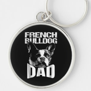 Hundegeschenk   Französischer Bulldog-Vater Schlüsselanhänger