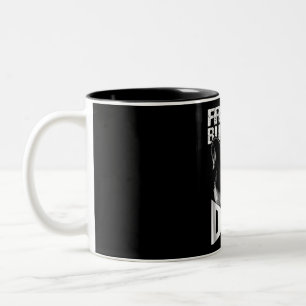 Hundegeschenk Französischer Bulldog-Vater Zweifarbige Tasse