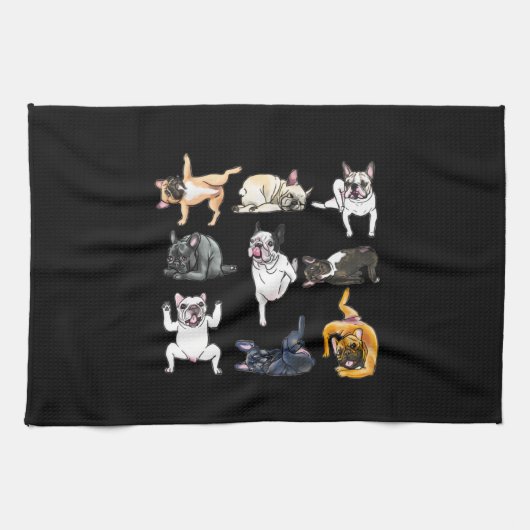 Hundegeschenk | French Bulldog Funny Geschirrtuch (Horizontal)