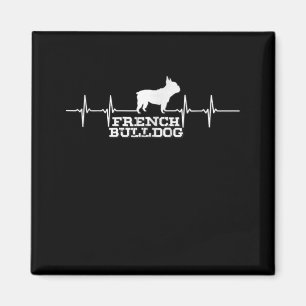 Hundegeschenk   French Bulldog Heart Magnet
