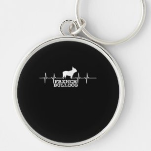 Hundegeschenk   French Bulldog Heart Schlüsselanhänger