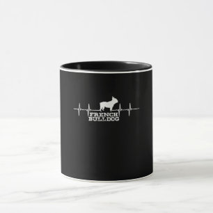 Hundegeschenk   French Bulldog Heart Tasse