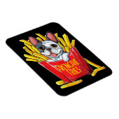 Hundegeschenk | Frenchie Fries Magnet (Rechte Seite)