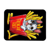 Hundegeschenk | Frenchie Fries Magnet (Horizontal)