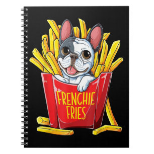 Hundegeschenk   Frenchie Fries Notizblock