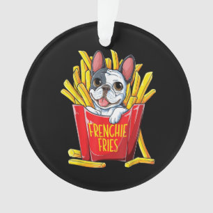 Hundegeschenk   Frenchie Fries Ornament
