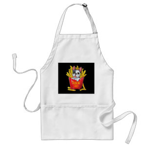 Hundegeschenk Frenchie Fries Schürze