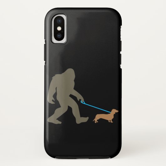 Hundegeschenk | Fußgängerwanderung Dackel Case-Mate iPhone Hülle (Rückseite)