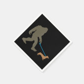 Hundegeschenk | Fußgängerwanderung Dackel Serviette (Ecke)