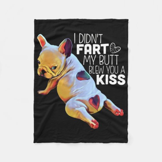 Hundegeschenk| Ich habe dir nicht , dass mein Hint Fleecedecke (Vorderseite)