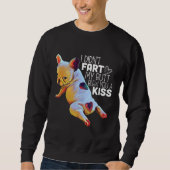 Hundegeschenk| Ich habe dir nicht , dass mein Hint Sweatshirt (Vorderseite)