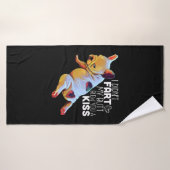 Hundegeschenk | Ich habe nicht Furz, dass mein Hin Badehandtuch (Badehandtuch)