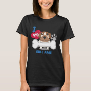 Hundegeschenk-Ideen-lustige Hunde BULL ARABISCHE T-Shirt