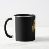 Hundegeschenk | Korgi Hund unter Mondlicht Hallowe Tasse (Links)