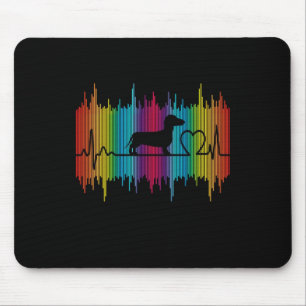 Hundegeschenk Liebe der Dackel Mousepad