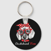 Hundegeschenk | MAMA DACKEL Schlüsselanhänger (Vorderseite)