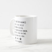 Hundegeschenk, Mama-Hund, Hundemutter-Tasse, Hunde Kaffeetasse (Vorderseite Links)