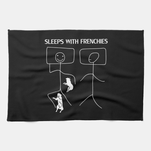 Hundegeschenk | Schlafplätze mit Franken Geschirrtuch (Horizontal)
