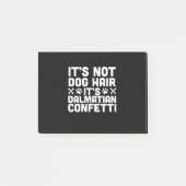 Hundegeschenk | Sein Dalmatiner Confetti, der kein Post-it Klebezettel (Vorderseite)