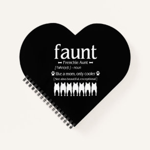 Hundegeschenk   Tante Franchie - Wie Mama nur Cool Notizblock
