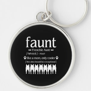 Hundegeschenk   Tante Franchie - Wie Mama nur Cool Schlüsselanhänger