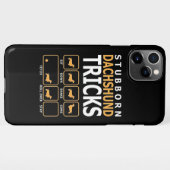 Hundegeschenk | Tricks für stubgeborene Dackeln iPhone Hülle (Rückseite (Horizontal))