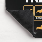 Hundegeschenk | Tricks für stubgeborene Dackeln Mousepad (Ecke)
