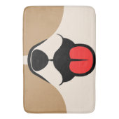 Hundegesicht Badematte (Vorderseite Vertikal)